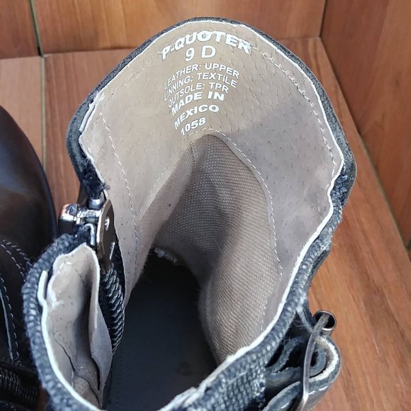 STEVE MADDEN MENS BOOTS BUCKLE ZIPPER LEATHER - Picture 7 of 9